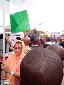 The woman alleged to have initiated attack on Gov Oyetola