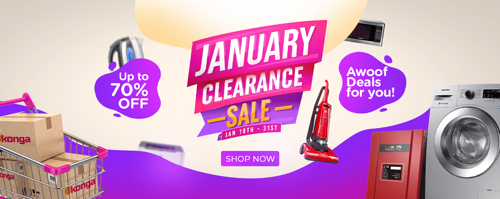 Konga Jan clearance sales