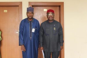 Prof. Ajiya and Mr. Anthony Ojukwu 
