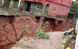 Gully erosion in Delta, Rivers communities