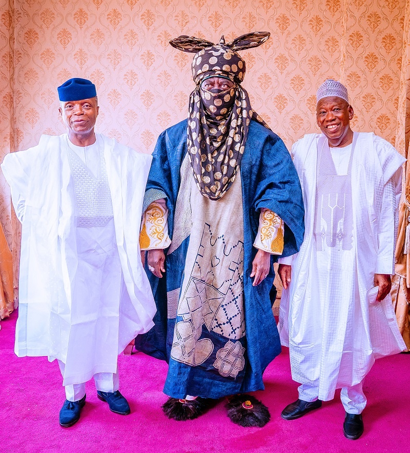 Osinbajo with Emir Bayero