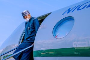 Buhari arrives in France