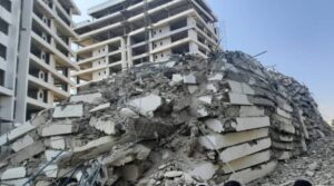 Collapsed Ikoyi building