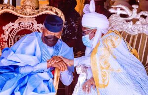 Osinbajo and Emir of Daura