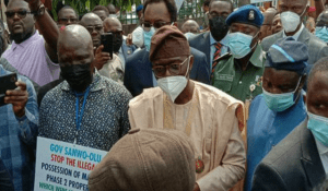 Governor Sanwo-Olu at Magodo