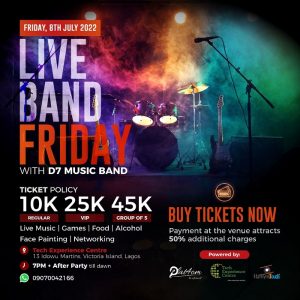 LIVE BAND FRIDAY