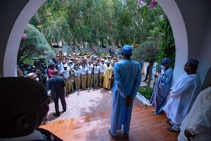 PRESIDENT BUHARI AT SALLAH DAY 