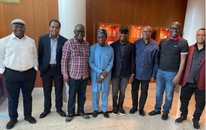 Obasanjo and Peter Obi with others in London