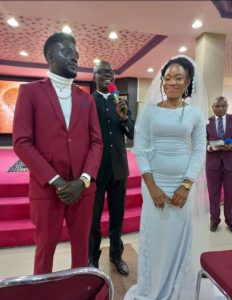 The ObiDient couple at church wedding