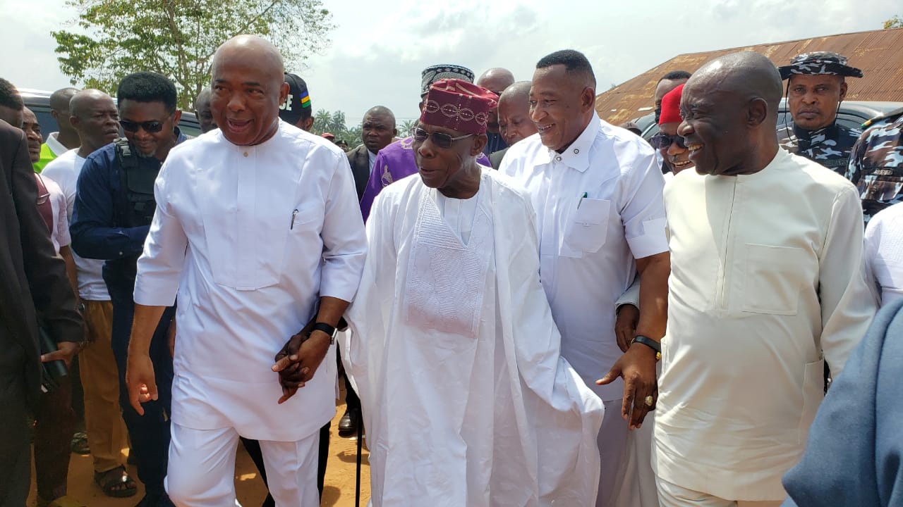 Obasanjo and Uzodimma honour Martha Ochonu