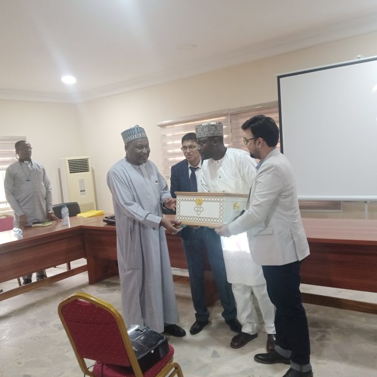 The Executive Secretary, NBTE, Prof. Idris Bugaje with some board members, Mewar Group and Rectors of Polytechnics during a meeting and partnership with NBTE on top up programme