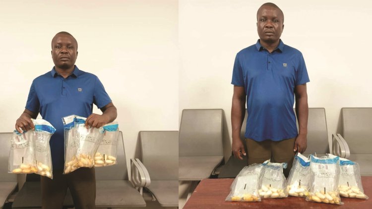 NDLEA arrests Iran-bound businessman for ingesting 53 wraps of cocaine
