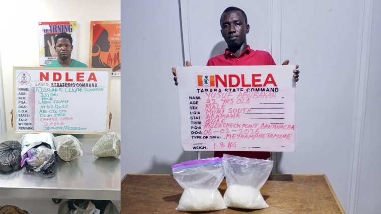 NDLEA operatives raid Colorado factory, nab two, recoverN7.4m, two vehicles